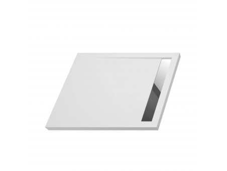 Duschwanne Rechteck West New 110x90 Glatt | Ablaufgarnitur im SET!