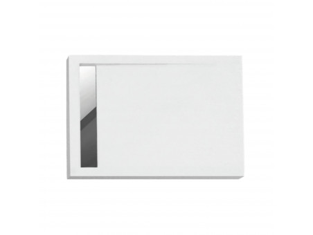 Duschwanne Rechteck West New 110x90 Steinoptik | Ablaufgarnitur im SET!