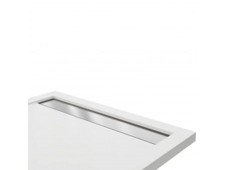 Duschwanne Rechteck West New 110x90 Steinoptik | Ablaufgarnitur im SET!