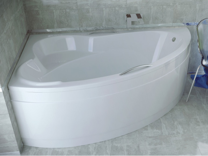 Badewanne Eckwanne Ada 160x100 Links | Ablauf Viega & Füße GRATIS !