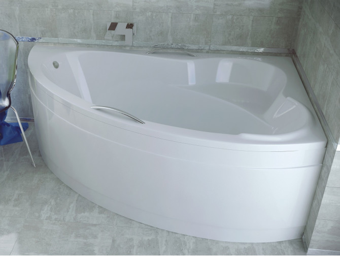 Badewanne Eckwanne Ada 160x100 Rechts| Ablauf Viega & Füße GRATIS !