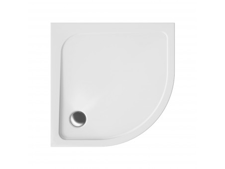 Duschwanne Halbrund Pako 80x80 | Ablaufgarnitur im SET!