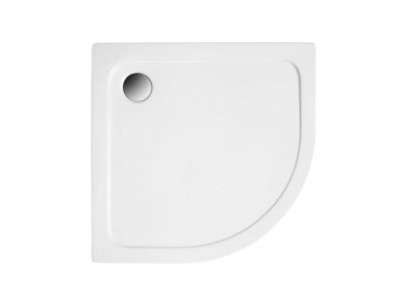 Duschwanne Halbrund STANDARDO 80x80 | Ablaufgarnitur im SET!