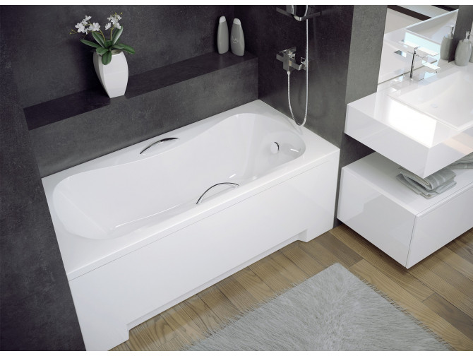 Badewanne Rechteck Aria 130x70 | Ablauf Viega & Füße GRATIS !