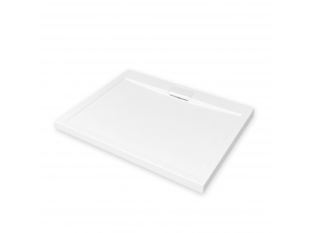 Duschwanne Rechteck Axim Slim 120x80 | Ablaufgarnitur im SET!