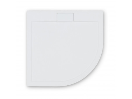 Duschwanne Halbrund Axim Slim 80x80 | Ablaufgarnitur im SET!