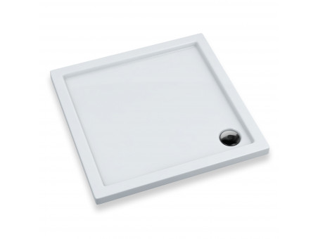 Duschwanne Viereck Caspar 90x90x5 | Ablaufgarnitur im SET !