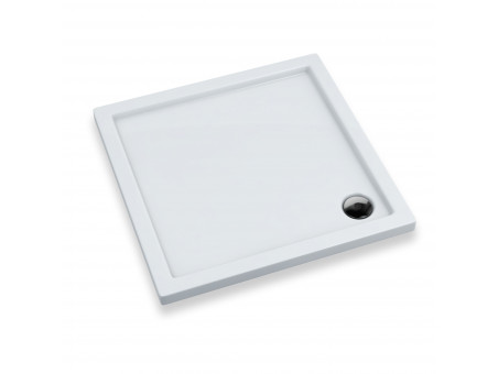 Duschwanne Viereck Corrina 80x80x5 | Ablaufgarnitur im SET !