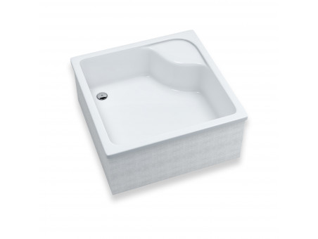 Duschwanne Viereck Dante 90x90x41 | Ablaufgarnitur im SET !