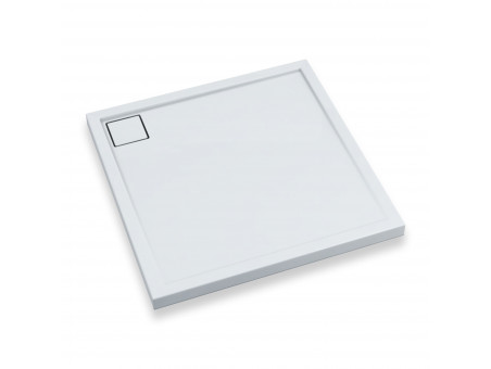 Duschwanne Viereck Omegax 90x90x5 | Ablaufgarnitur im SET !