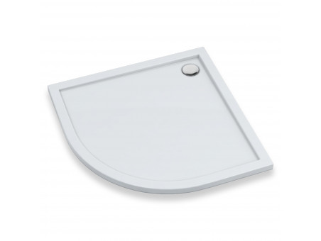 Duschwanne Halbrund Corrina New 80x80x4,5 | Ablaufgarnitur im SET!