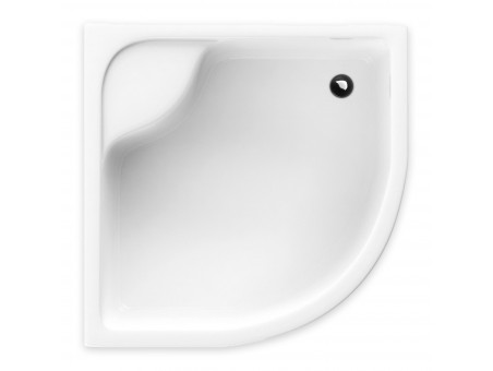 Duschwanne Halbrund Doris 80x80x41 | Ablaufgarnitur & Füße im SET!