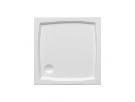 Duschwanne Viereck Patio 80x80x5 | Ablaufgarnitur & Füße im SET !