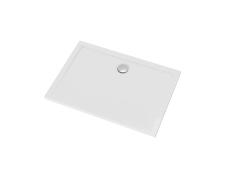 Duschwanne Rechteck Lider 100x70x2x4,5 | Ablaufgarnitur im SET!