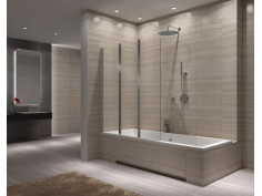 Duschwand 3-teilig Agat...