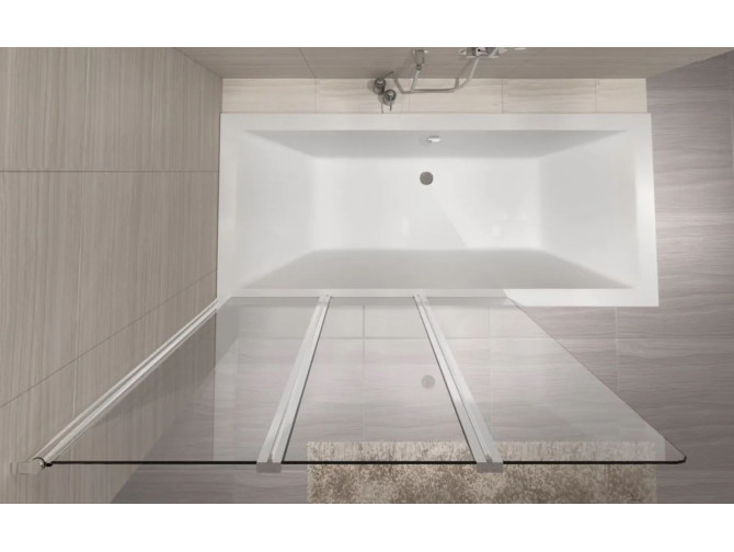 Duschwand 3-teilig Agat 120x140... Duschwand 3-teilig Agat 120x140...
