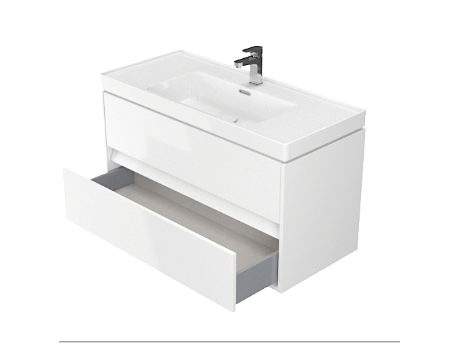 Badmöbel Set Badezimmerschrank mit...