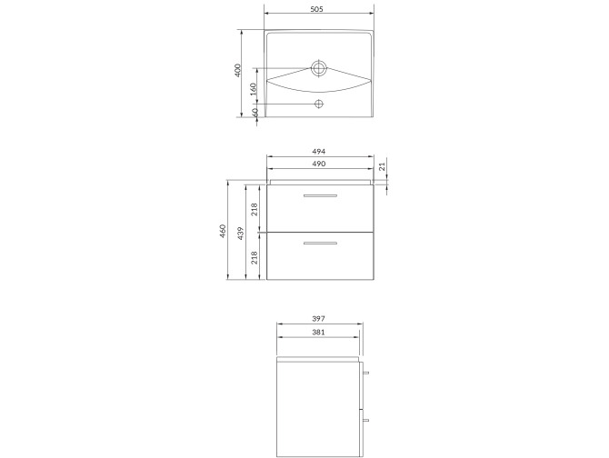 Badmöbel Set Badezimmerschrank mit...