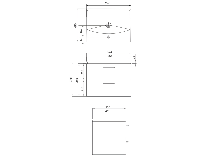 Badmöbel Set Badezimmerschrank mit...