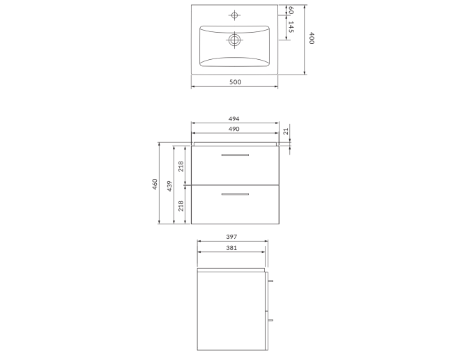 Badmöbel Set Badezimmerschrank mit...