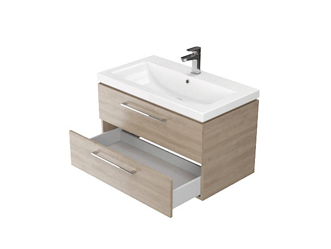 Badmöbel Set Badezimmerschrank mit...