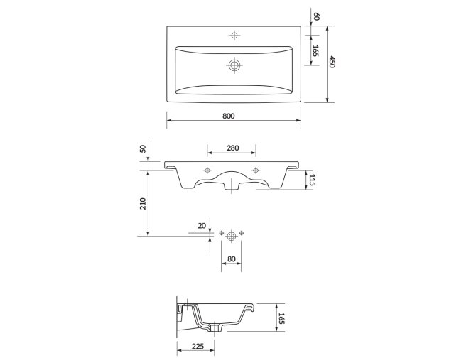 Badmöbel Set Badezimmerschrank mit...
