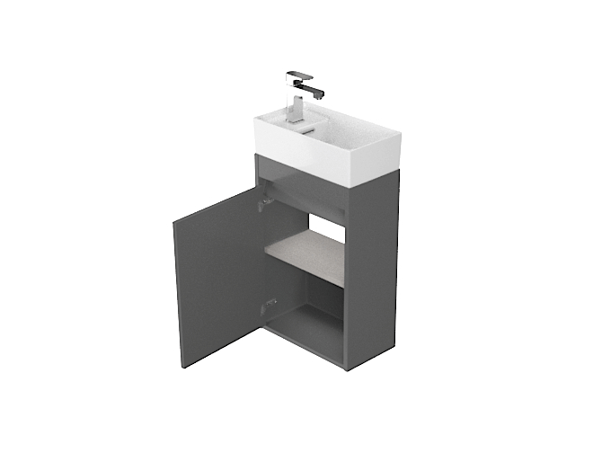Badmöbel Set Badezimmerschrank mit...