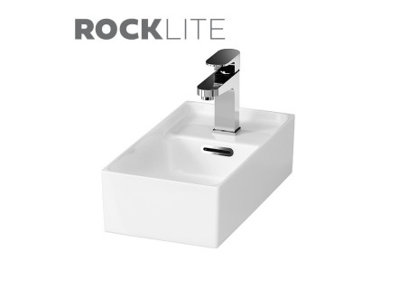 Badmöbel Set CREAZ 40 Waschbecken-Unterschrank mit Hochschrank 140x40x25, 2-Türen, Grau Matt