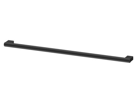 Badmöbel Set Badezimmerschrank mit Keramikwaschbecken, 2-Schubladen LARGA 80 Weiß, 2x Schwarz Möbelgriffe