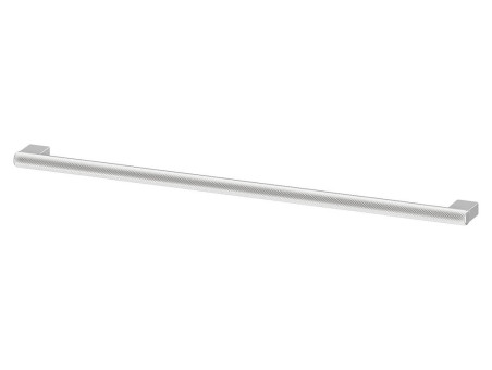 Badmöbel Set Badezimmerschrank mit Keramikwaschbecken, 2-Schubladen LARGA 50 Weiß, 2x Silber Möbelgriffe