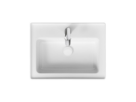 Badmöbel Set CREAZ 60 Waschbecken-Unterschrank mit Hochschrank 140x40x25, 2-Türen, Eiche