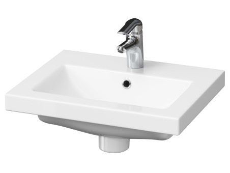 Badmöbel Set LARAZ COMO 50 Waschbecken-Unterschrank mit Hochschrank 150x30x25, 2-Türen, Grau