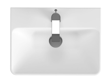 Badmöbel Set LARAZ MILLE SLIM 50 Waschbecken-Unterschrank mit Hochschrank 150x30x25, 2-Türen, Grau