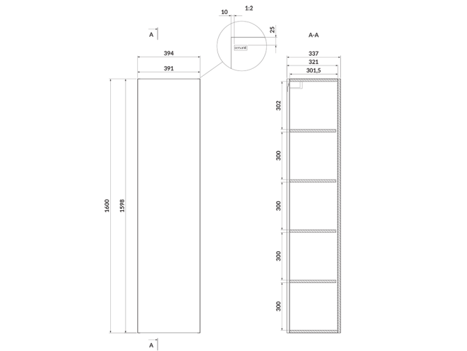 Badezimmer Hochhängeschrank...