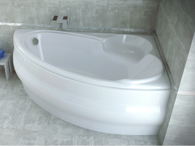 Badewanne Eckwanne Finezja 140x95 Rechts | Ablauf Viega & Füße GRATIS !