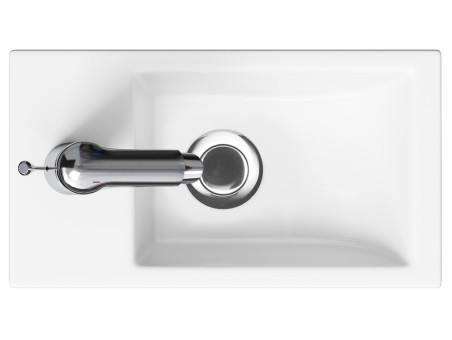 Badmöbel Set LARAZ COMO 40 Waschbecken-Unterschrank mit Hochschrank 150x30x25, 2-Türen, Nussbaum