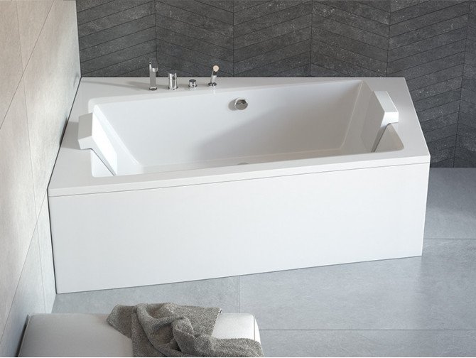 Badewanne Eckwanne Infinityz 150x90 Links | Ablauf Viega & Füße GRATIS !