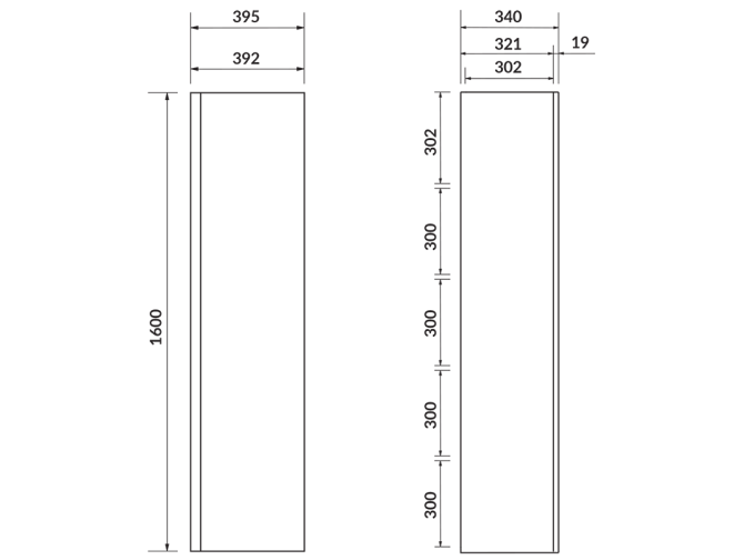 Badmöbel Set MODUO 50...