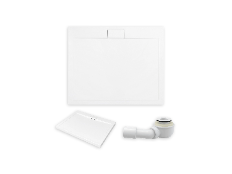 Duschwanne Rechteck Axim Slim 120x90 | Ablaufgarnitur im SET!