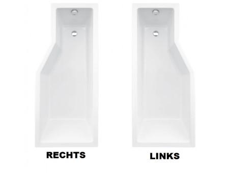 Badewanne Eckwanne Integraz 150x75 Links | Ablauf Viega & Füße GRATIS !