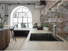 Edelstahlspüle in Graphit... 2