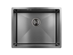 Edelstahlspüle in Graphit...