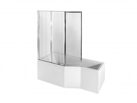 Badewanne Eckwanne Integraz 150x75 Links | Ablauf Viega & Füße GRATIS !