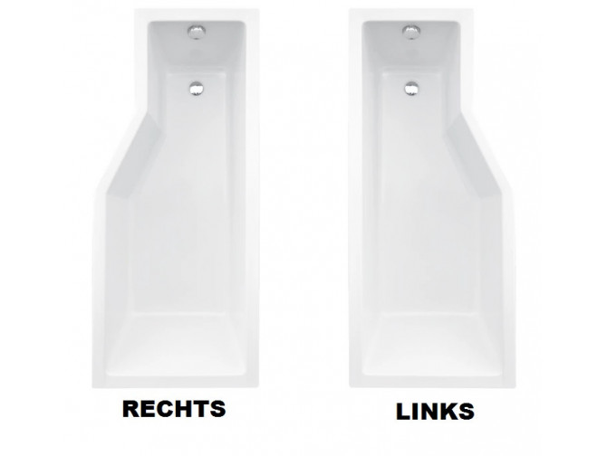 Badewanne Eckwanne Integraz 170x75...