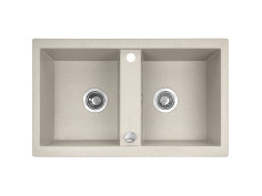 Granitspüle 2-Becken in...