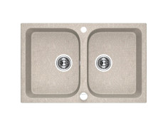 Granitspüle 2-Becken in...