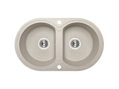 Granitspüle 2-Becken in...