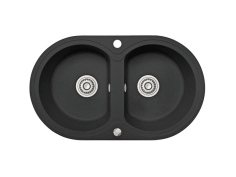 Granitspüle 2-Becken in...