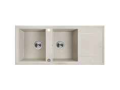 Granitspüle 2-Becken in...