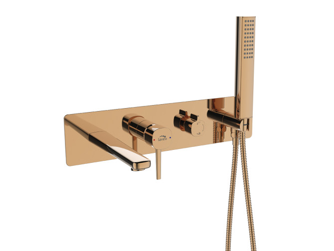 Verdeckter Einbau Mischer in Rosegold POLLA Verdeckter Einbau Mischer